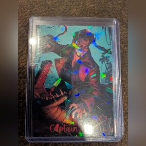 Captain Hook 2 Of 3 Holographic Trading Card